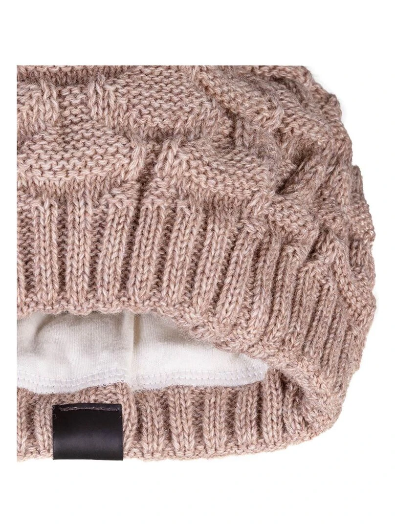Bonnet Wiska Made in UE Marron clair