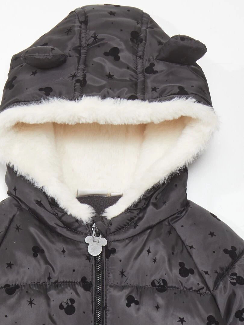 Doudoune à capuche 'Minnie'   Noir