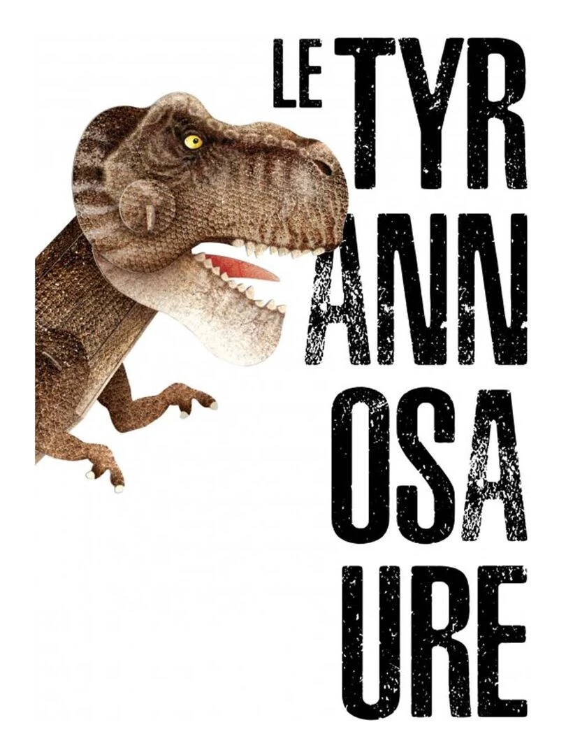 Modèle 3D & livre  Le tyrannosaure   N/A