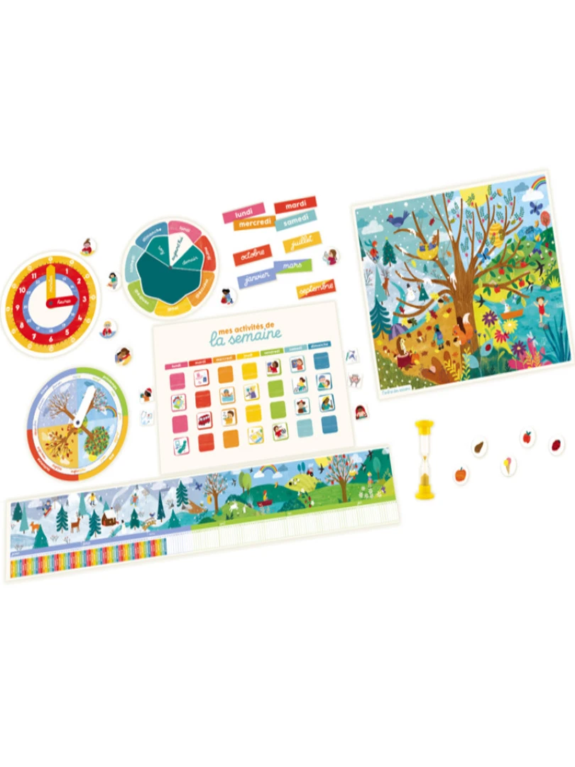 Coffret d'activités Au rythme de l'enfant l'heure et l'enfant N/A