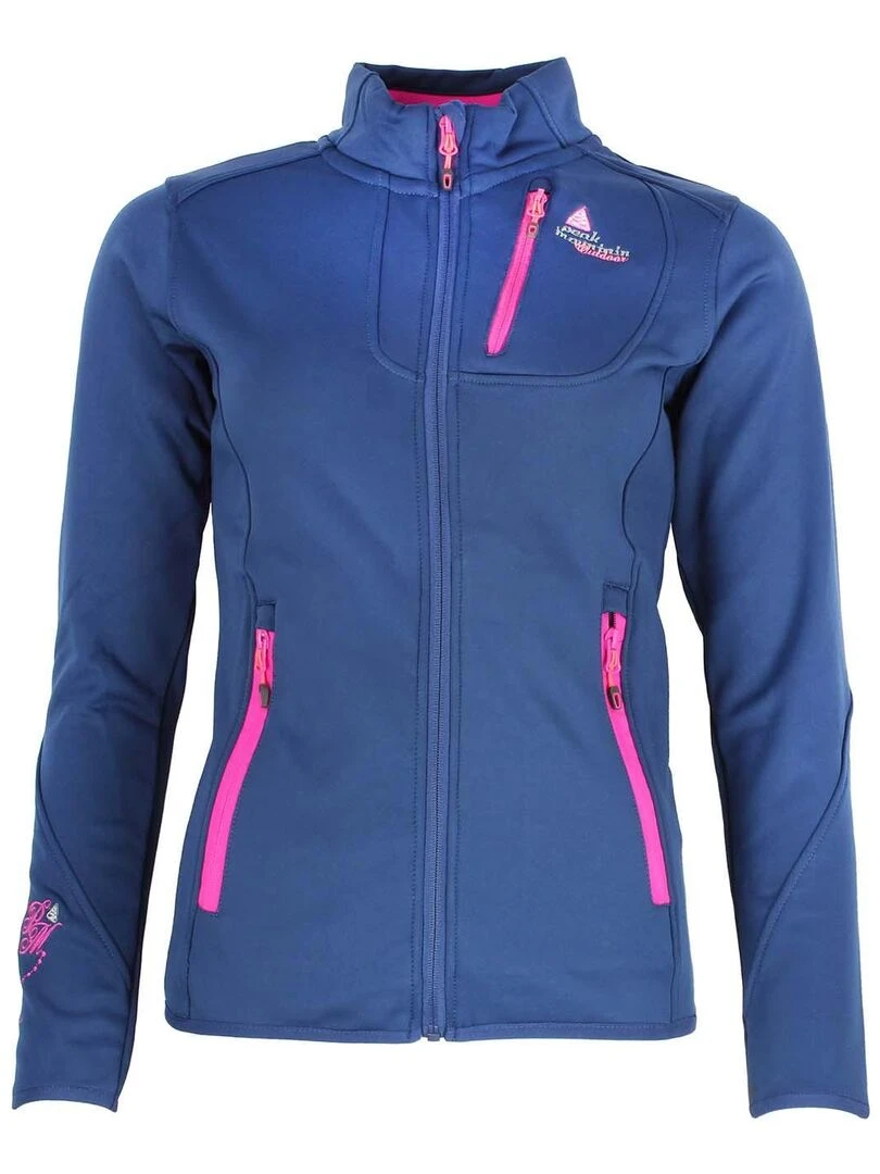 Blouson polarshell femme AYNUR Bleu marine