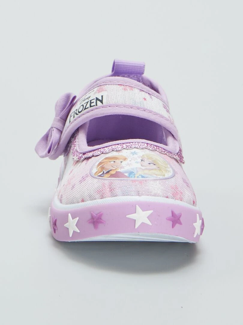 Ballerines en toile 'Reine des Neiges'   Violet