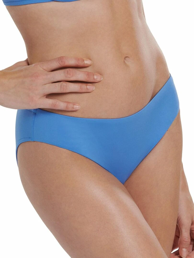 Bas maillot slip de bain à nouettes amovibles Laos Bleu