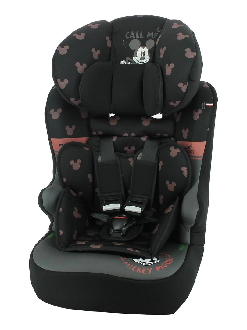 Nania Siège auto ceinturé RACE I 76 140 cm R129 i Size – Fabrication Française Mickey Marron