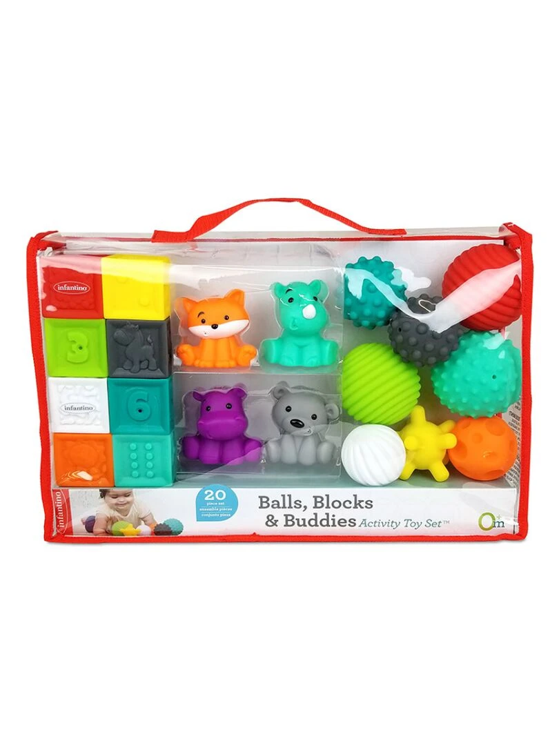 Coffret jouets de bain Sensory (20 pièces) Multicolore