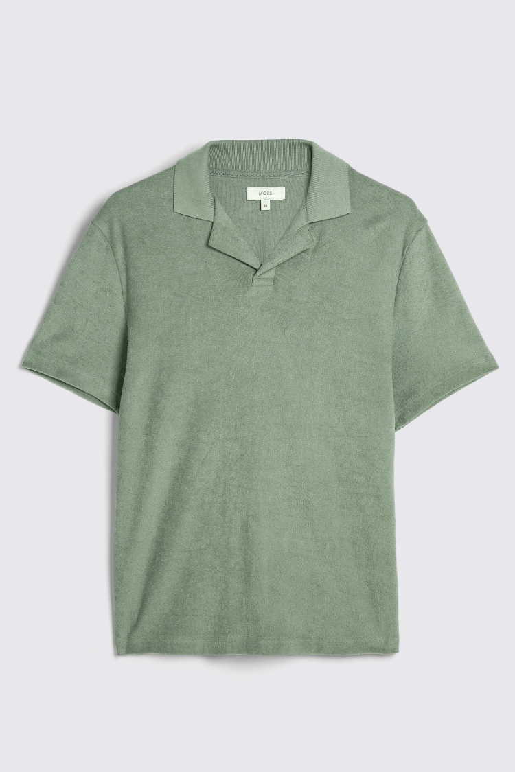 Linen Blend Pink Skipper Polo   Buy Online at Moss
