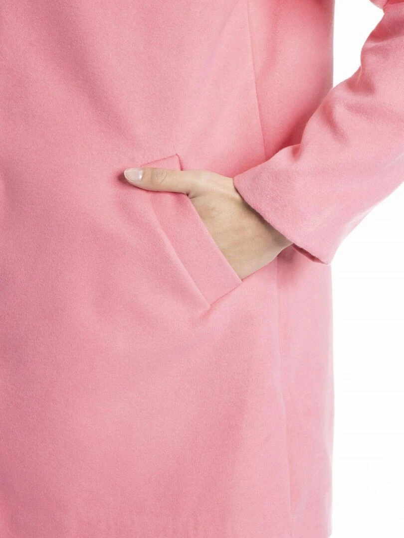 Manteau rond ELIE   Gérard Pasquier   Rose