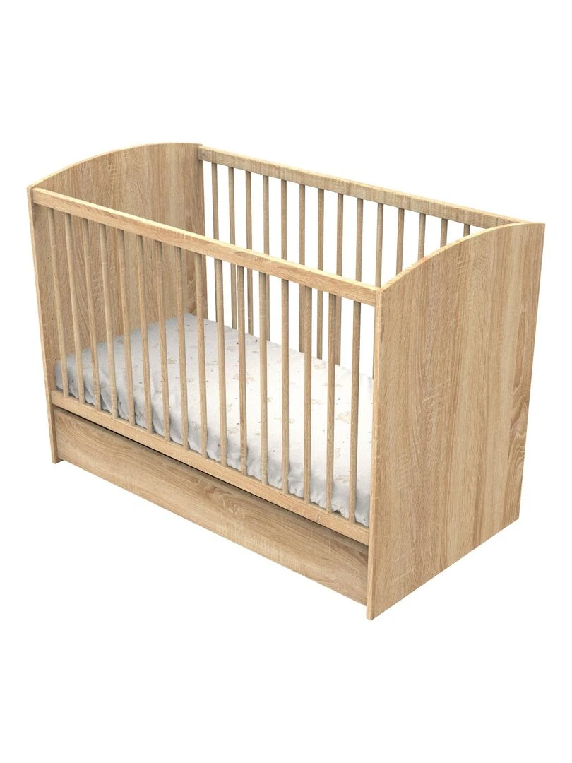 Tiroir de lit bébé 120x60 SAUTHON Marron