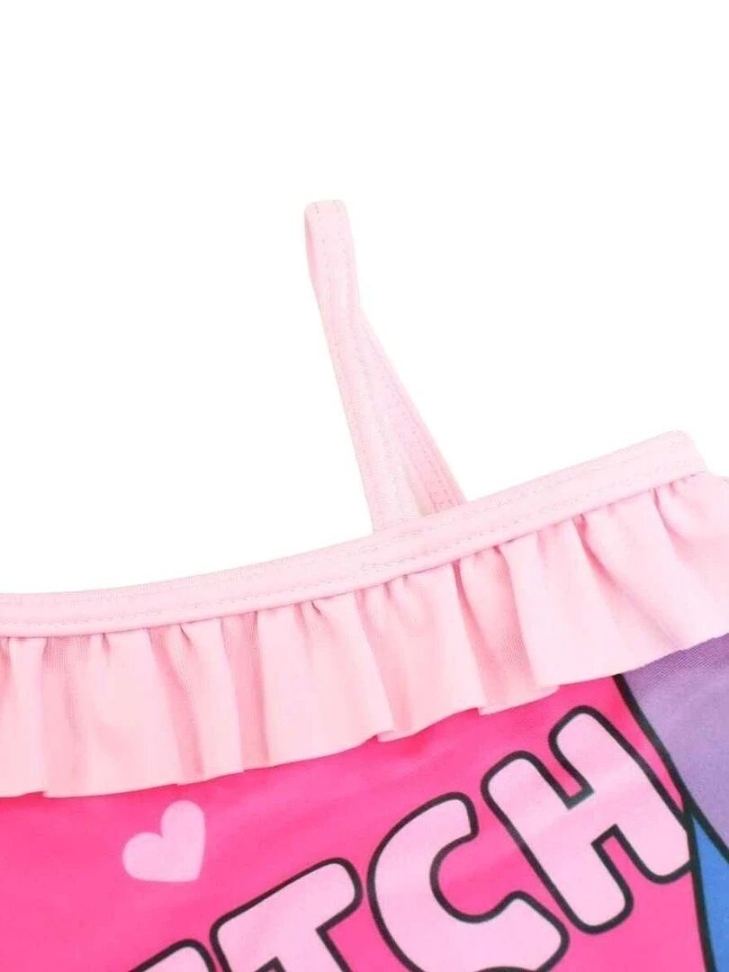 Disney   Maillot De Bain fille imprimé Lilo Et Stitch   Rose