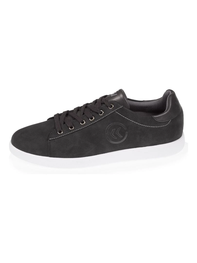 Baskets Confort Homme suédé vieilli Gris Gris