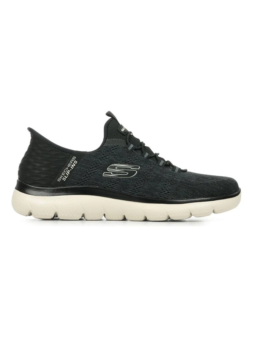 Baskets Skechers Summits Key Pace Noir Ecru