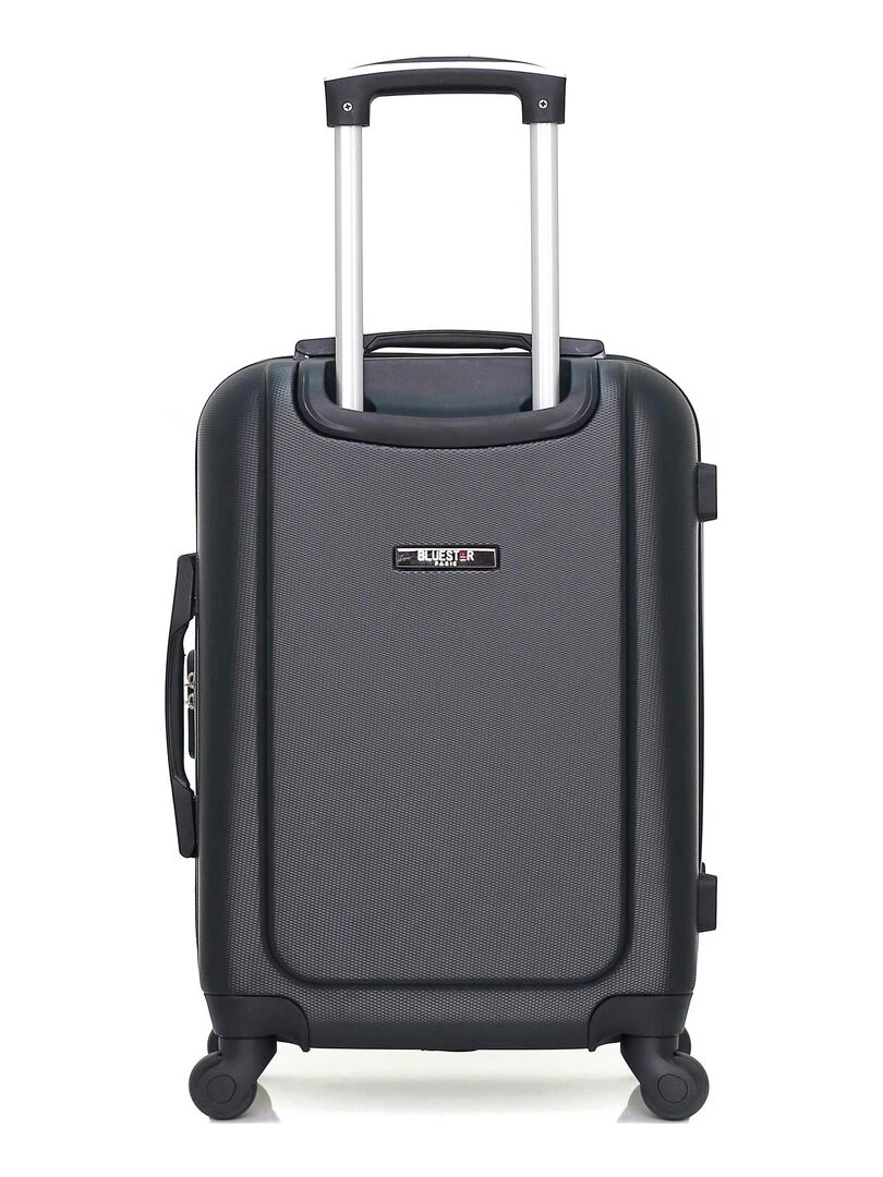BLUESTAR   VALISE CABINE ABS BUCAREST 4 ROUES 55 CM   Noir