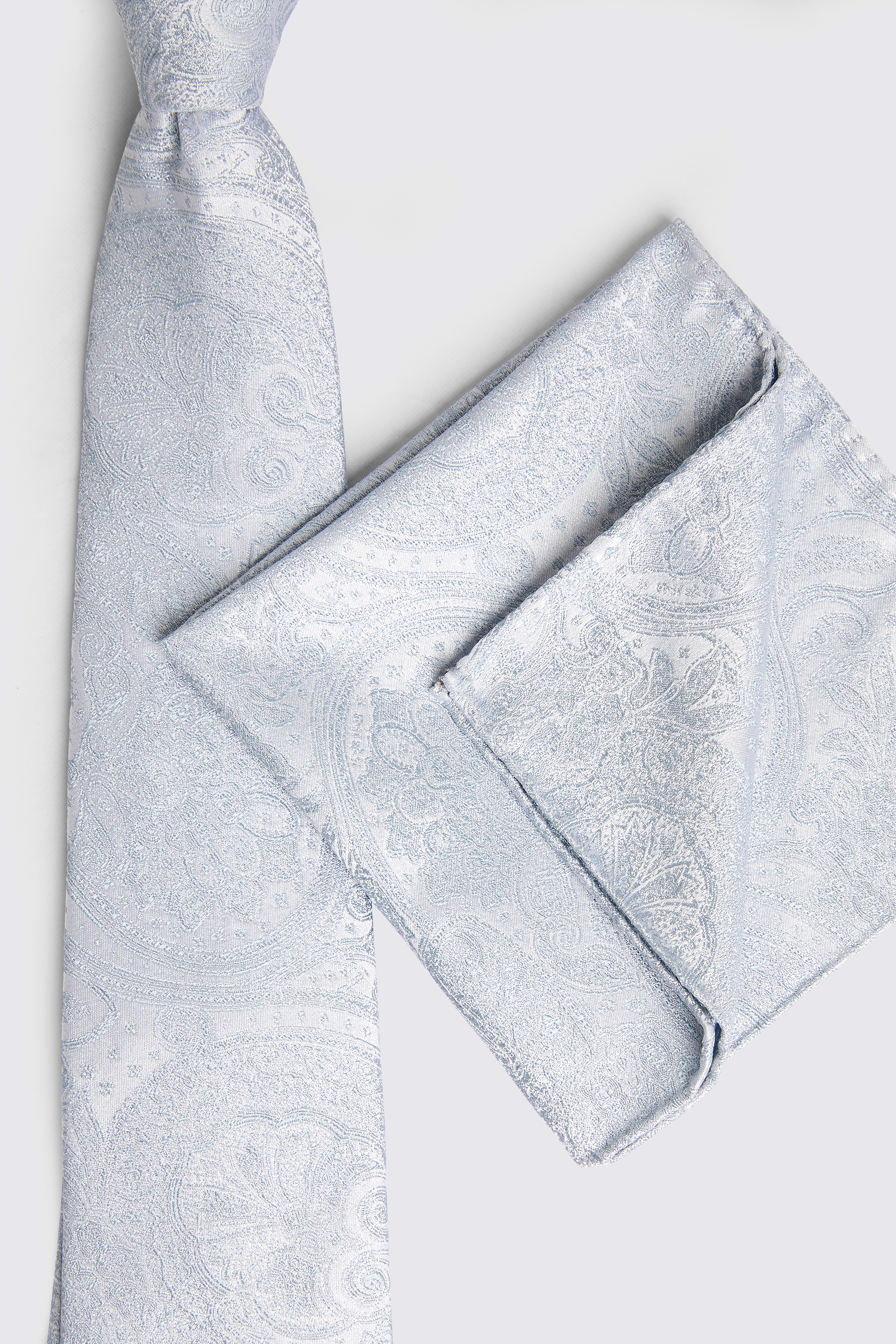 Sky Wedding Paisley Tie   Buy Online at Moss