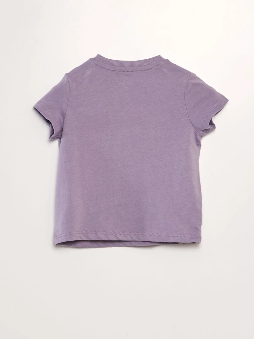 T shirt à manches courtes avec poches VIOLET