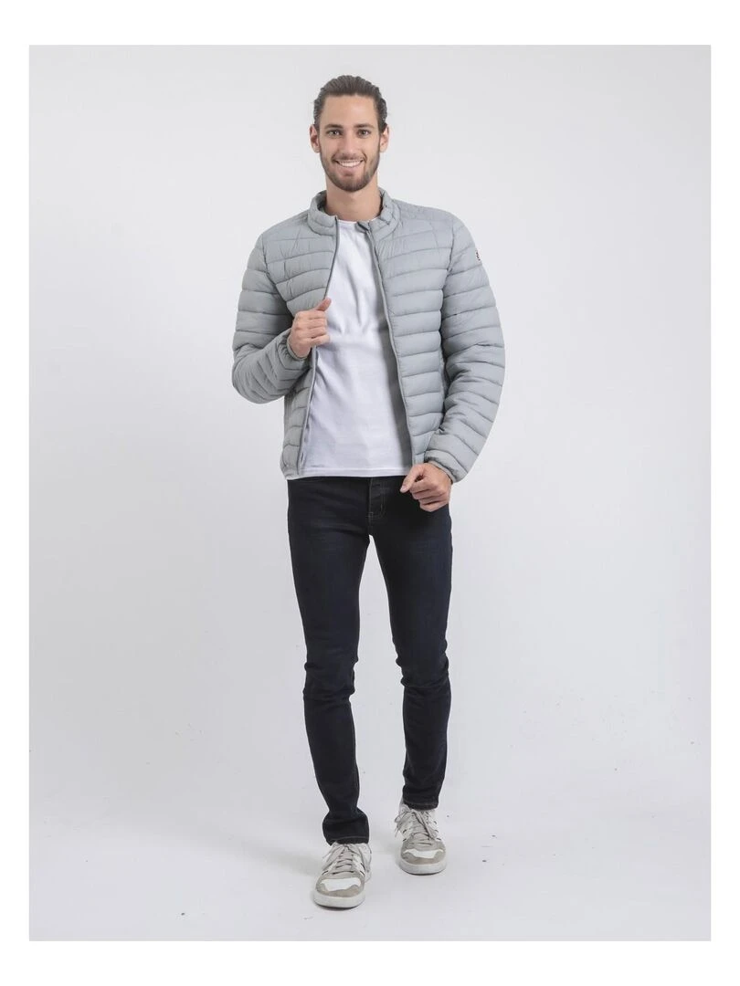 Doudoune légère col montant ZERNOBI II   Gris clair