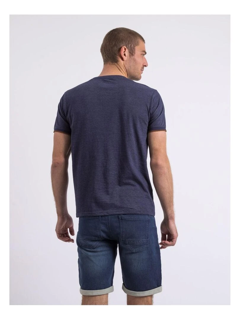 T shirt col rond NAKOTOC Bleu marine