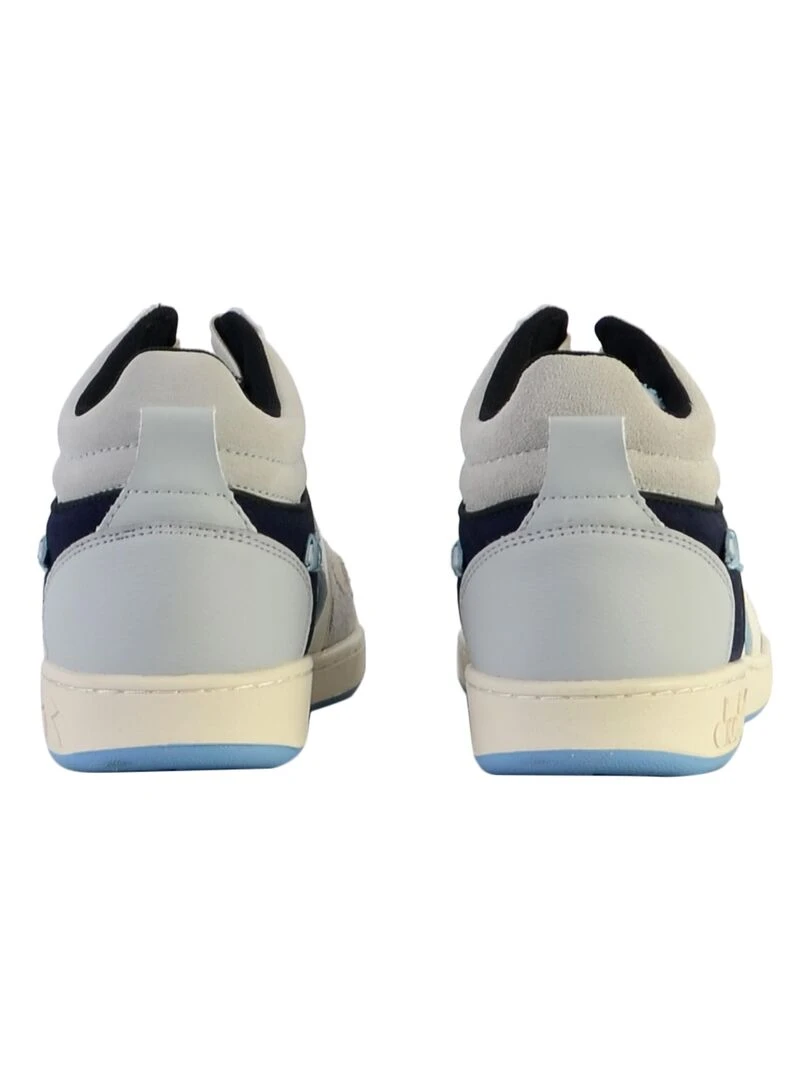 Basket Montante Cuir Diadora Magic Demi Twin   Gris