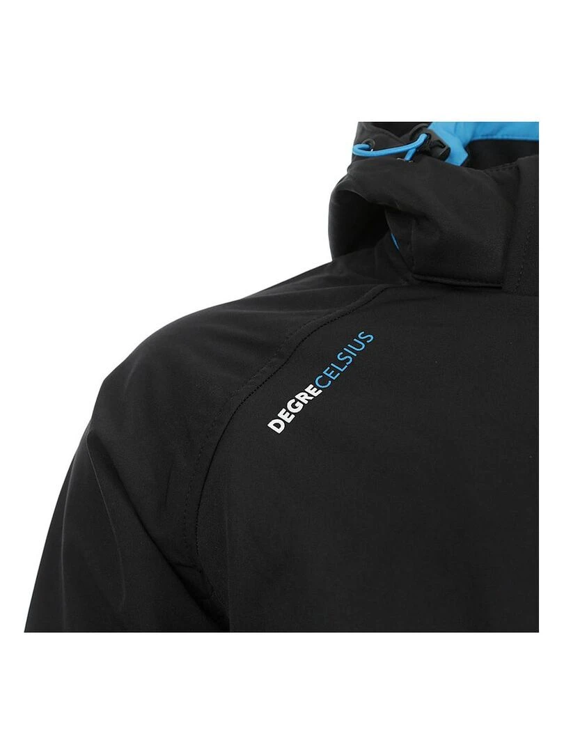 Blouson softshell homme CIMALON   DEGRE CELSIUS   Noir Bleu