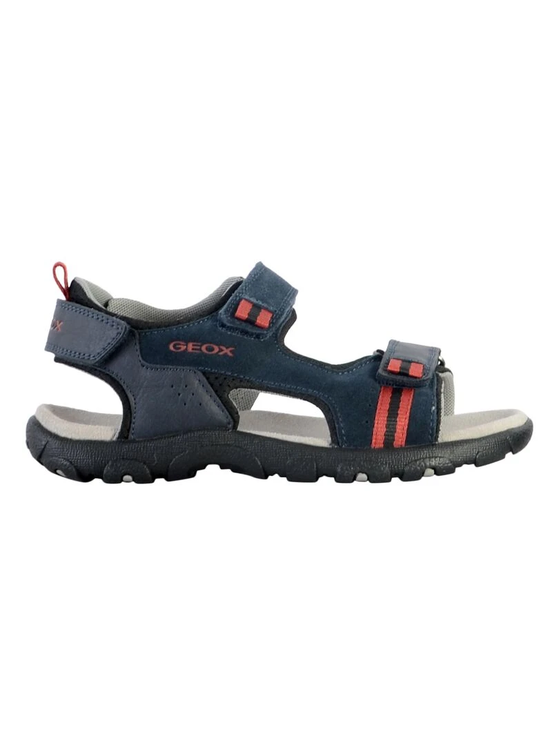 Sandale à Scratch Plate Geox Enfant Strada Bleu marine