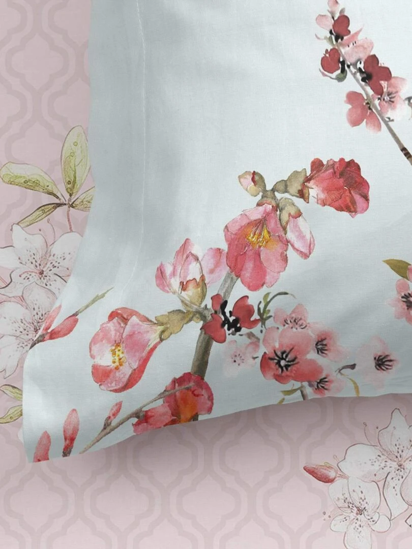 Drap housse Chinoiserie "Happyfriday"   Multicolore