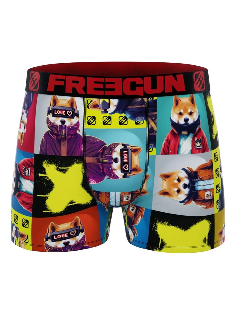 Lot de 3 boxers enfant Manga Cyber Freegun   Rose
