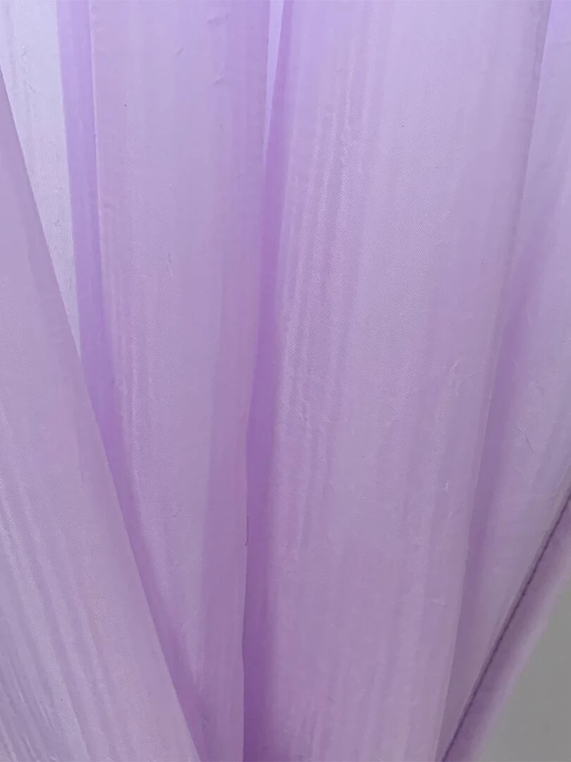 Rideau uni à passants   Parme