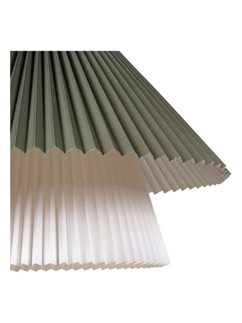 Suspension double tissu Aurélia vert blanc D52 Vert