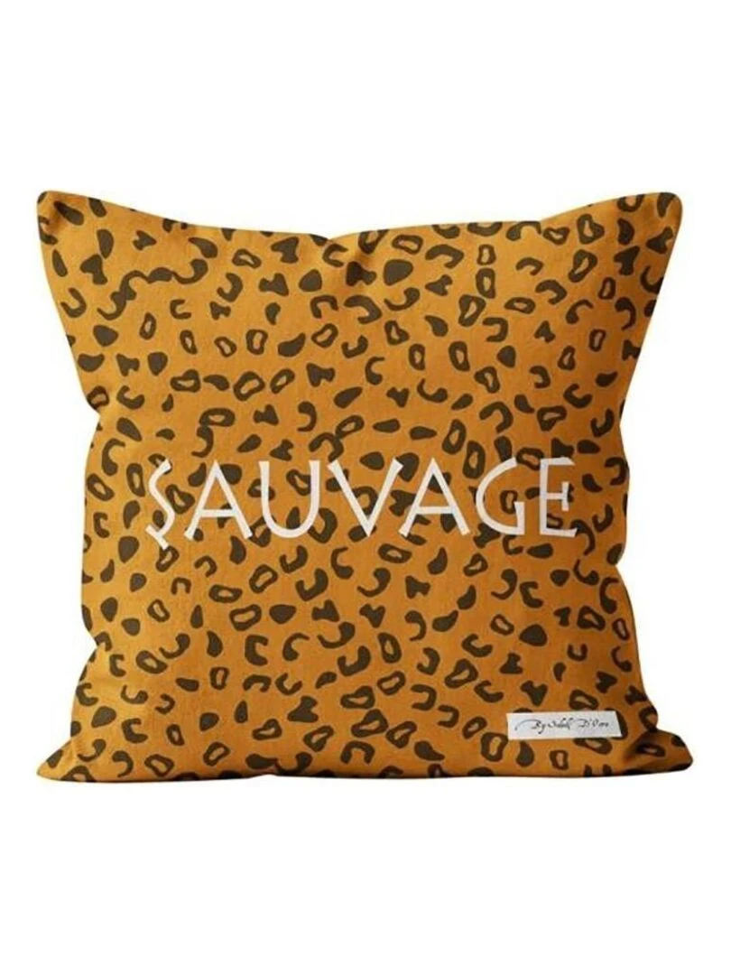 Housse de coussin 40x40 cm Sauvage Orange