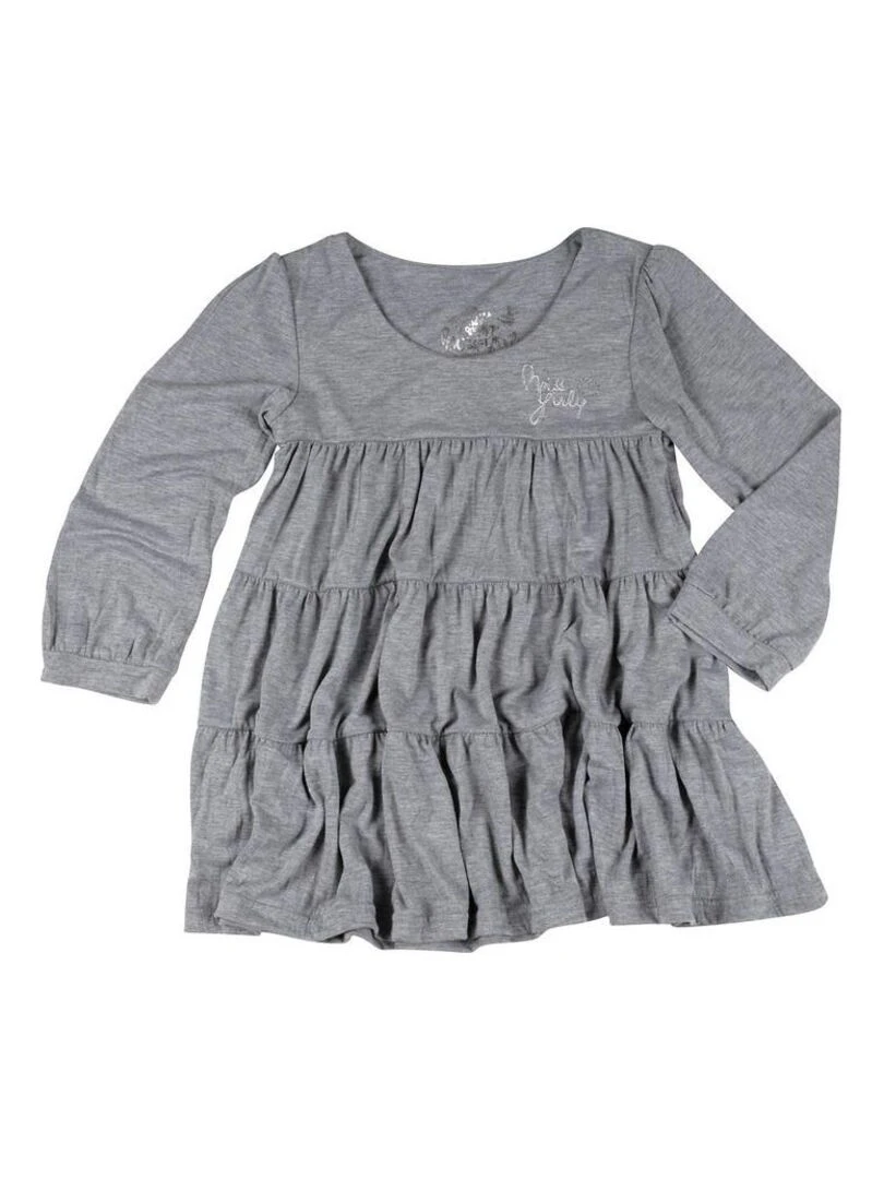 Robe fille FARZELLE MISS GIRLY Gris