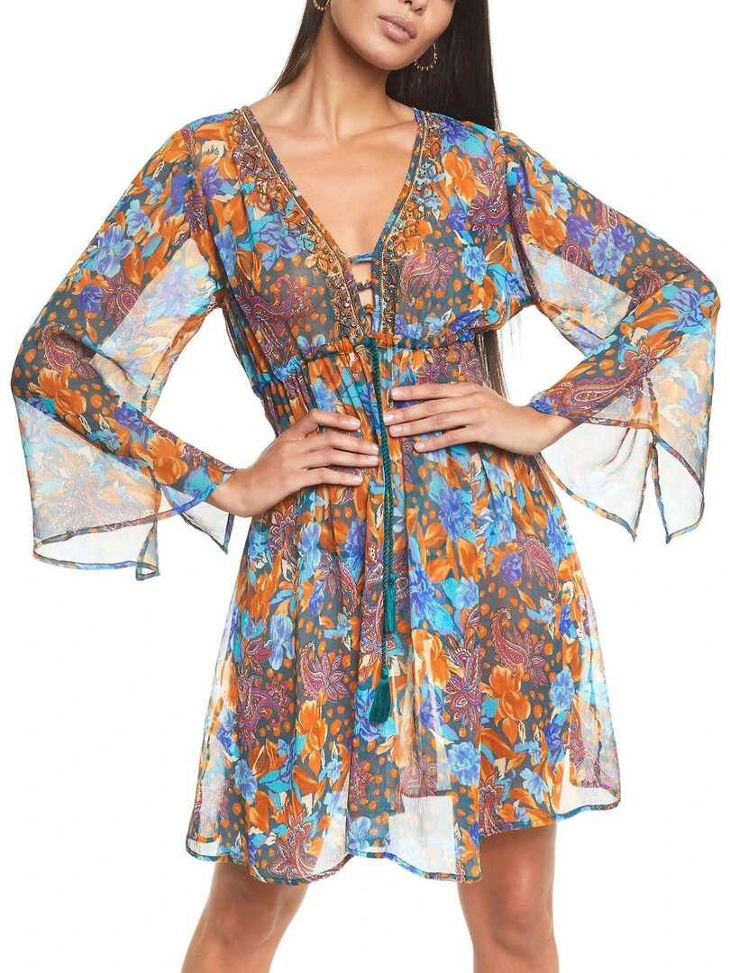 Robe de plage Costa Rica Bleu marine