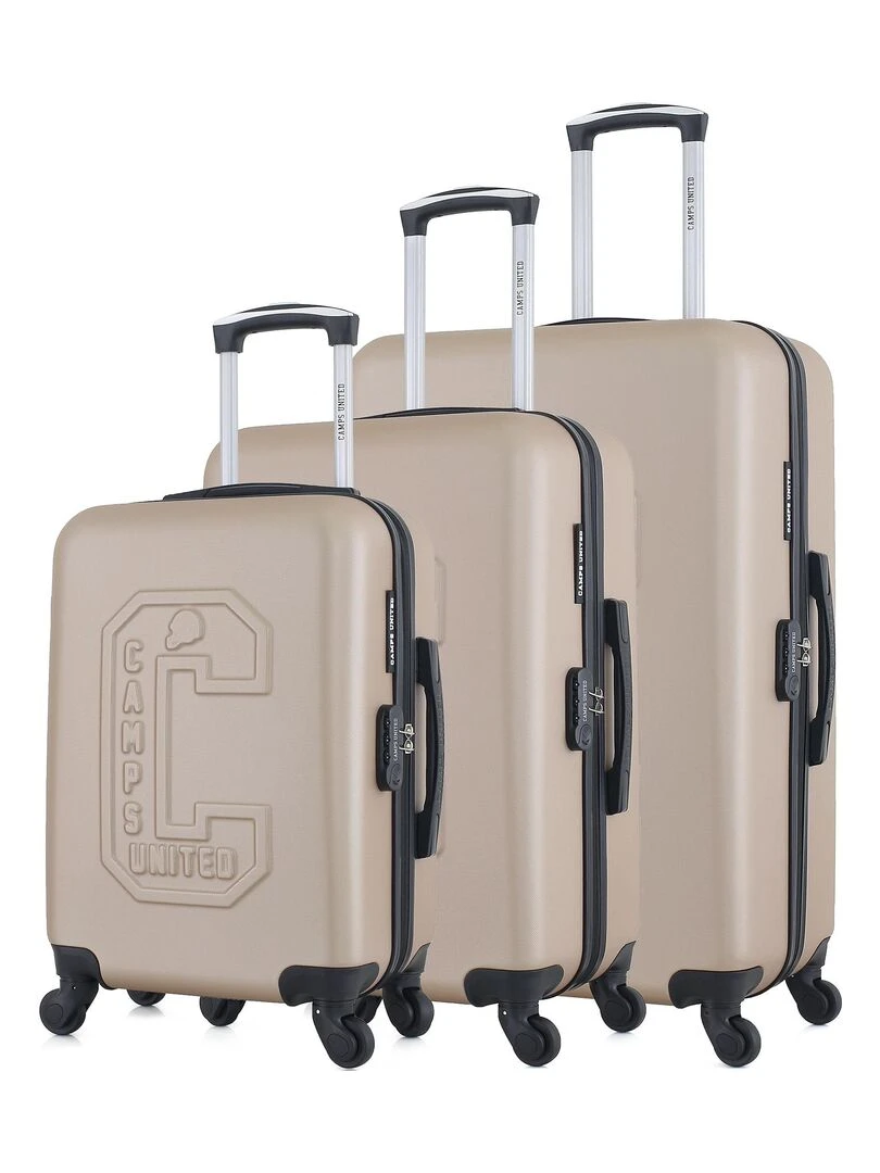 CAMPS UNITED SET DE 3 VALISES UCLA Beige