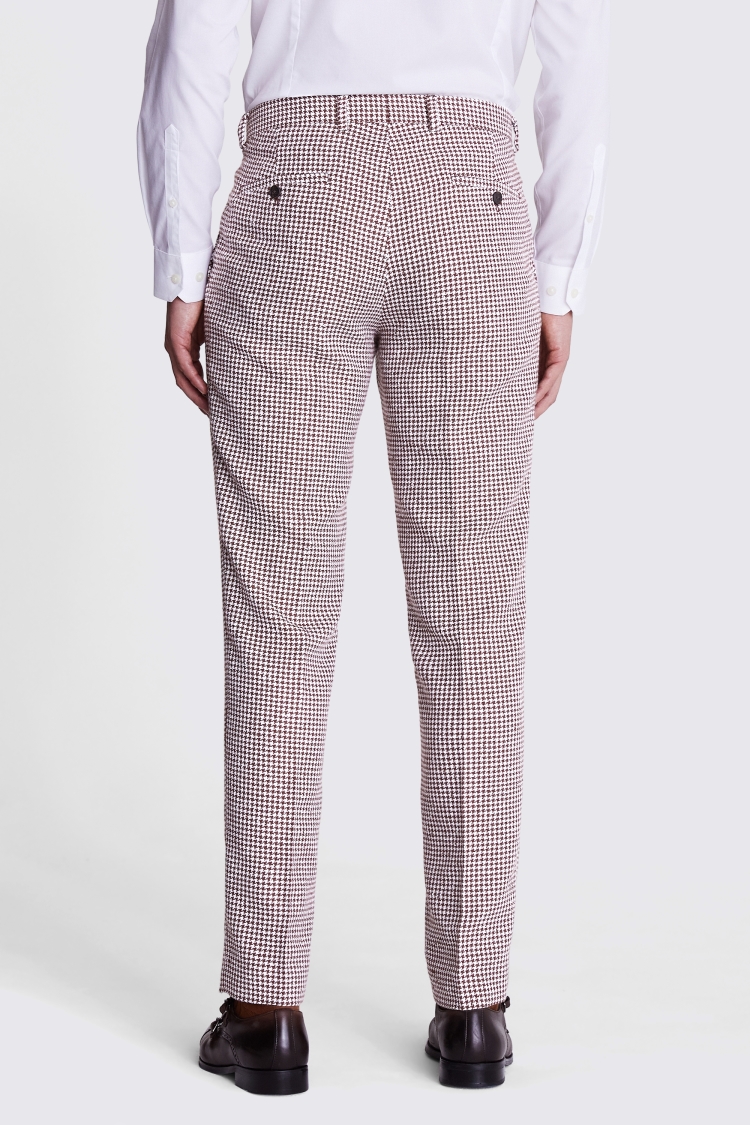 Relaxed Fit Copper Flannel Trousers   Buy Online at Moss