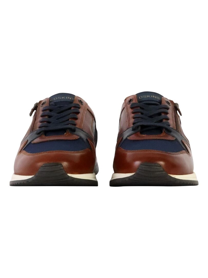 Basket Cuir Redskins Ludic 2   Marron