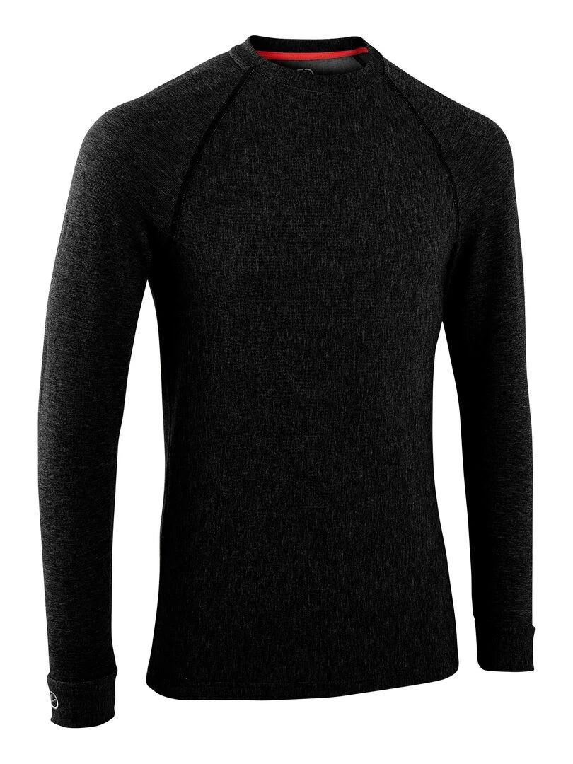 T shirt col rond Comfort Thermolactyl 3 homme DamartSport Noir