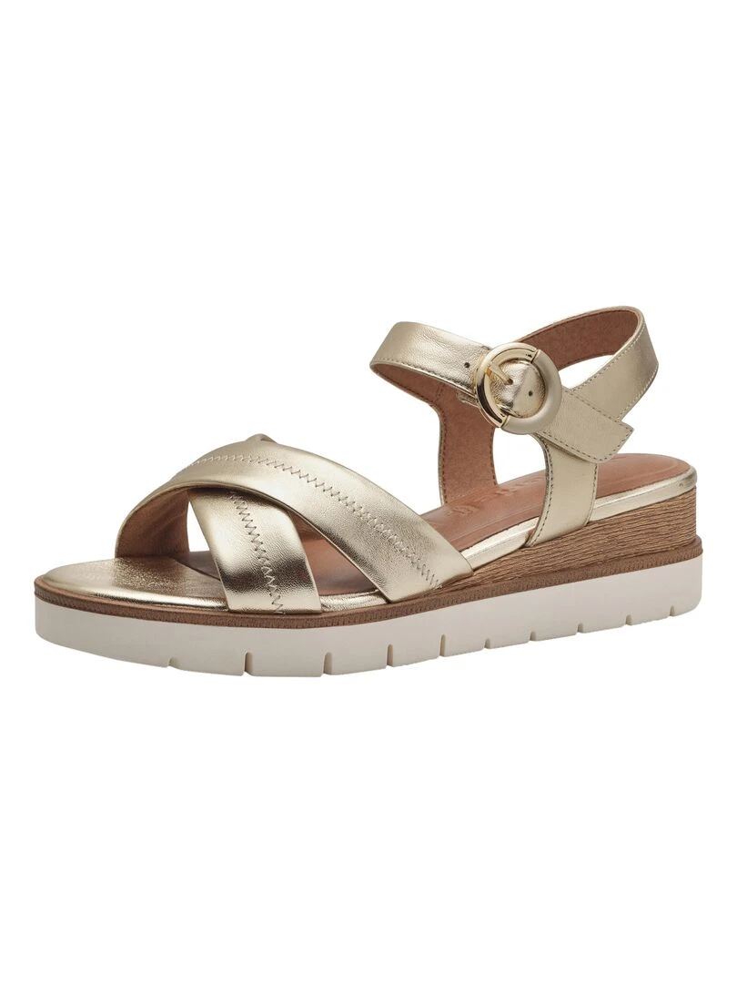 Sandales Cuir Tamaris Gris clair