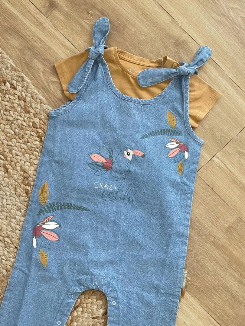 T shirt manches courtes mixte   Beige sable