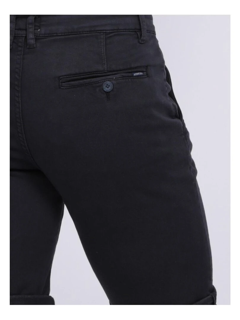 Bermuda chino BAVOLTA   Bleu marine