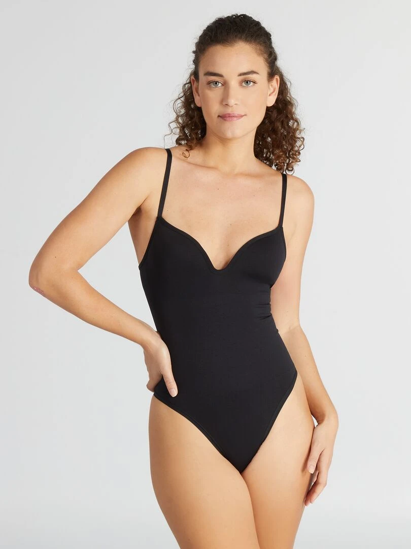 Body en microfibre   noir