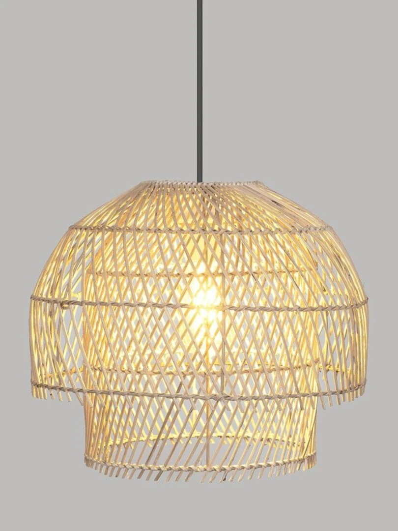 Suspension rotin Kery naturel D38   Beige