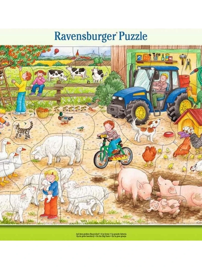 Puzzle À la ferme pour enfant 40 piéces N/A