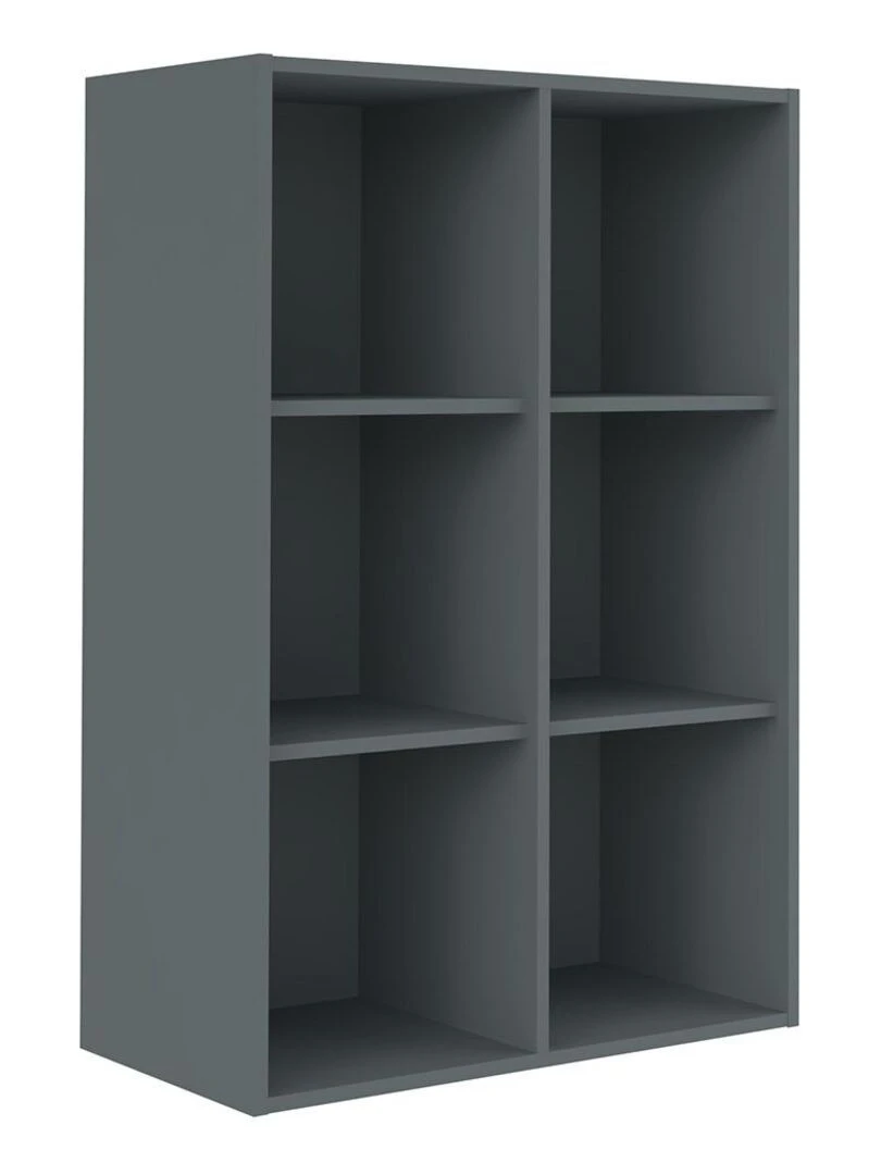 Casier de rangement 6 cases Timeus AKITEN RETAIL Gris