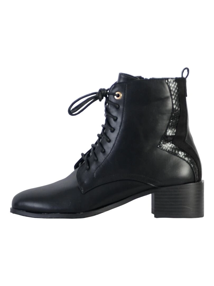 Bottine Cuir The Divine Factory Noir