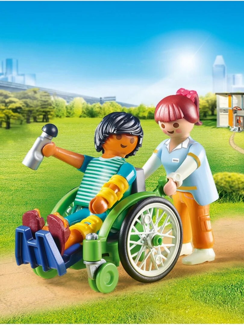 70193 Patient En Fauteuil Roulant  'playmobil' City Life   N/A