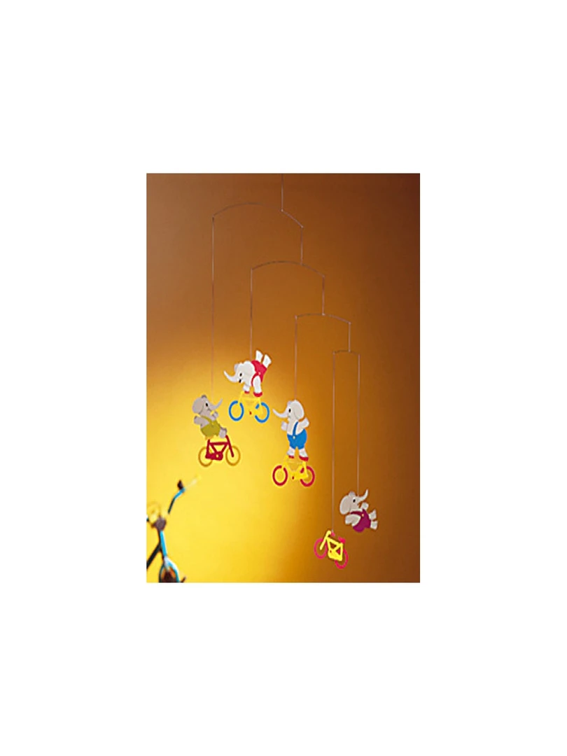 'flensted Mobiles' Cyclephants   Jaune