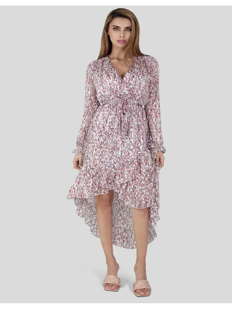 Robe longue Kebello Blanc Blanc