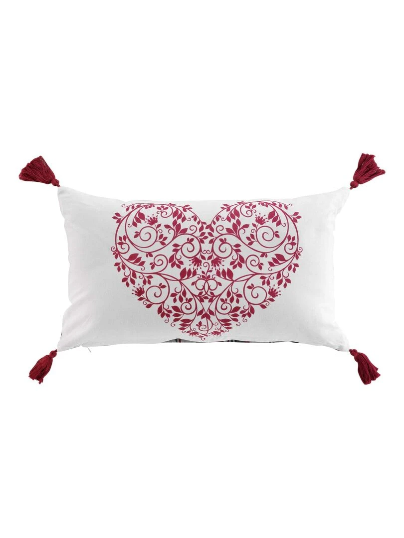 Coussin Collection Douceur Hivernale Blanc