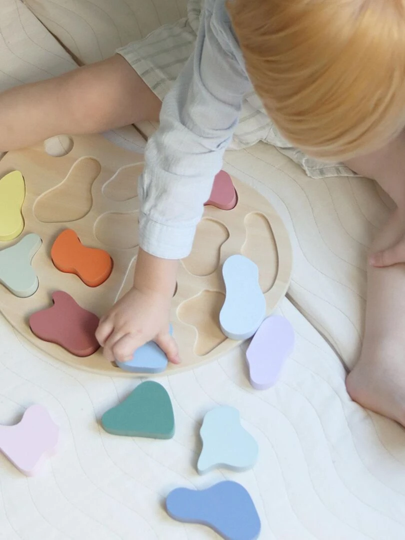 Jeu' de'eveil Puzzle à encastrer Couleurs N/A