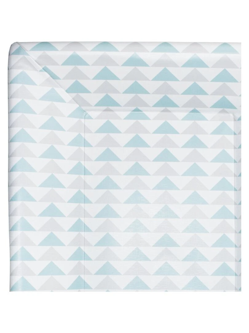 Matelas à langer luxe 50x70 cm Géométrique bleu Bleu
