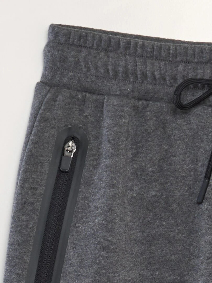 Short de jogging façon french terry   Gris