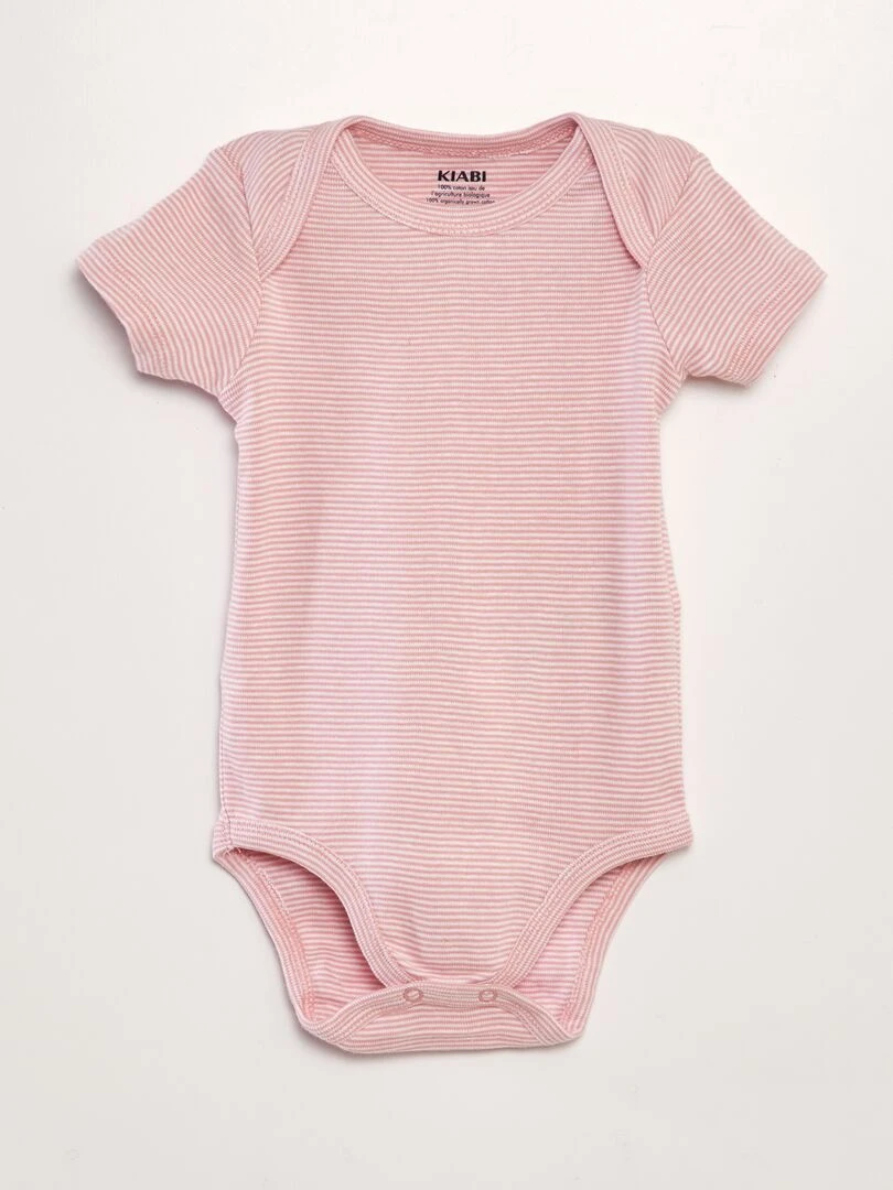 Lot de 3 bodies   Rose